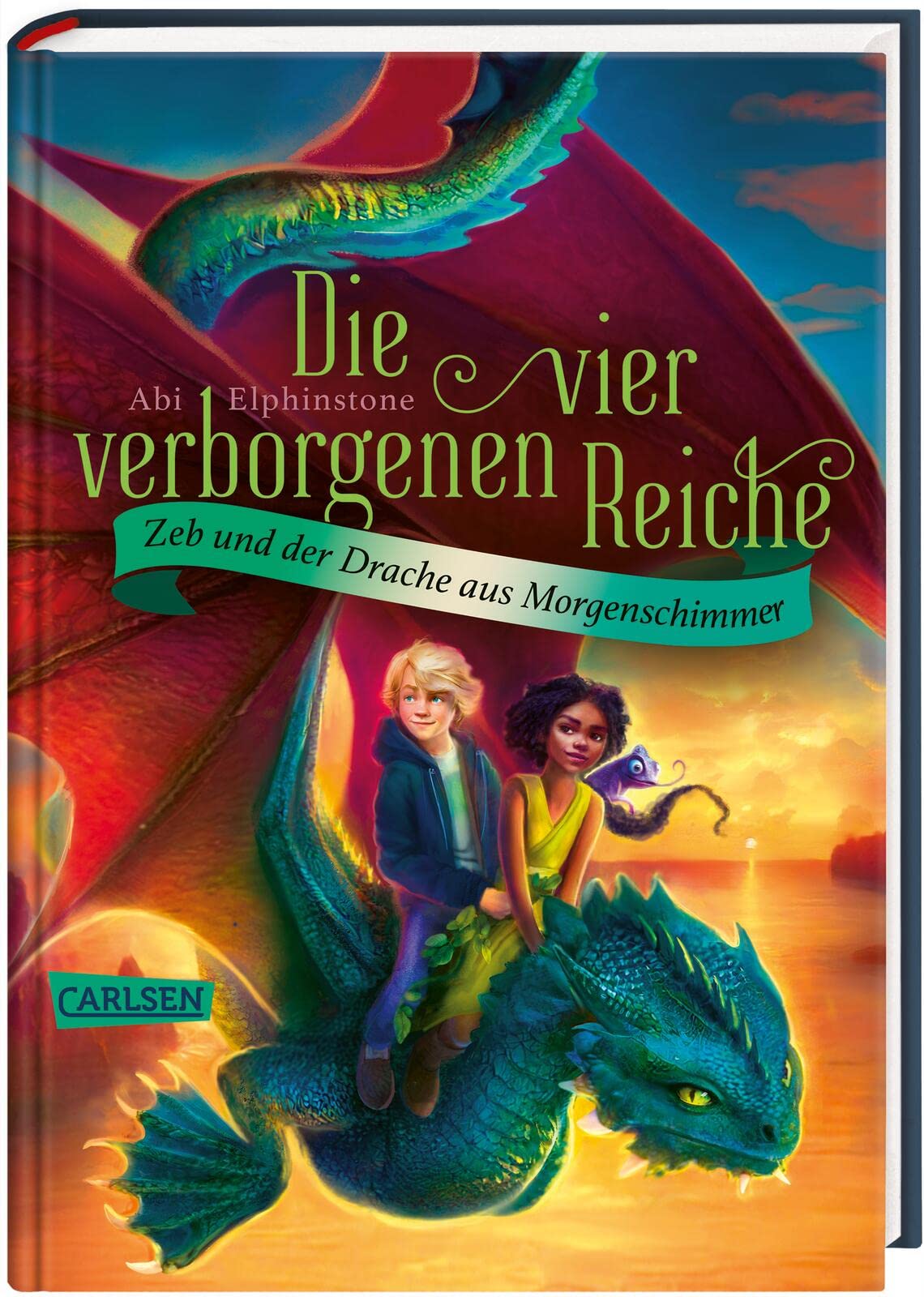 Abi Elphinstone: Die Vier Verborgenen Reiche: Zeb Und Der Drache Aus ...